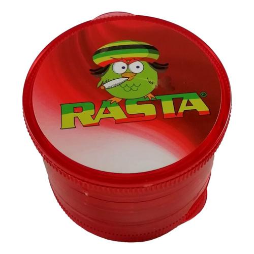 Grinder Rasta 5 Parties En Plastique 6 Cm Moulin Broyeur Pour Tabac Herbe