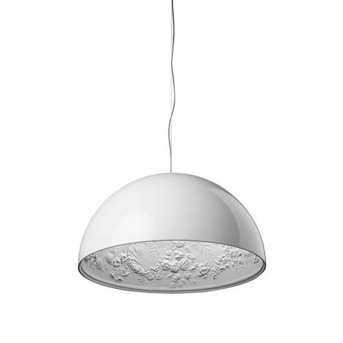Flos Lampe À Suspension Skygarden 2 (Blanc Brillant - Plâtre Verni)