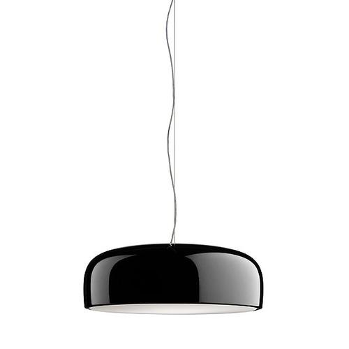Flos Lampe À Suspension Smithfield Pro S À Led Avec Dimmer Dali (Noir Brillant - Méthacrylate / Aluminium)