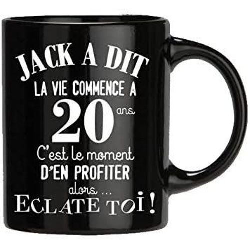 Mug Jack A Dit 20 Ans - Noir¿