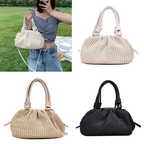 Sac à main de mode coréenne pour femmes et filles, sacoche élégante tissée, sacs de paille robustes et durables, offre spéciale, nouvelle collection