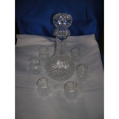 Service 7 Pièces Carafe Et 6 Verres