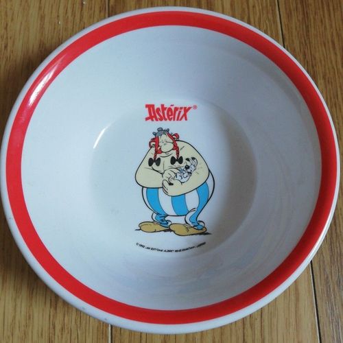Bol Obelix Et Idefix En Plastique 1992 Asterix