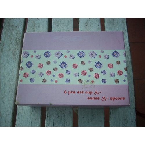 Coffret Neuf Service À Café Pour Deux 6 Pièces