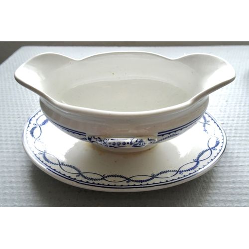 Saucière En Faïence Décorée