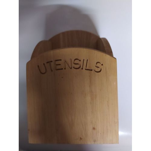 Porte Utensils Cuisine En Bois