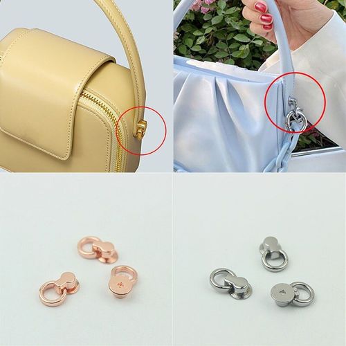 Crochets de sac en métal Durable, 10 pièces, pratiques et robustes, accessoires de quincaillerie pour bagages, sacs à chaîne suspendue pour petit sac à main, vente en gros