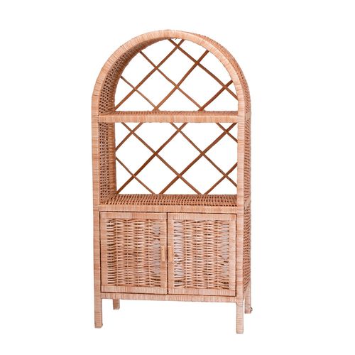 Étagere, Bibliotheque, Armoire En Osier De Rangement