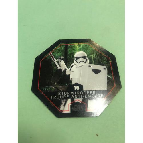 Carte Octogonale Jeton Star Wars Défi Action N°16 Stormtrooper Troupe Anti-Émeute - Leclerc