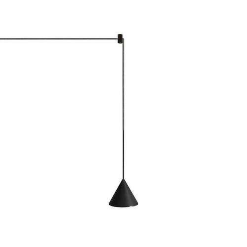 Karman Lampe À Suspension Filomena Fixation Murale (Downlight 3000k - Aluminium Noir Mat)