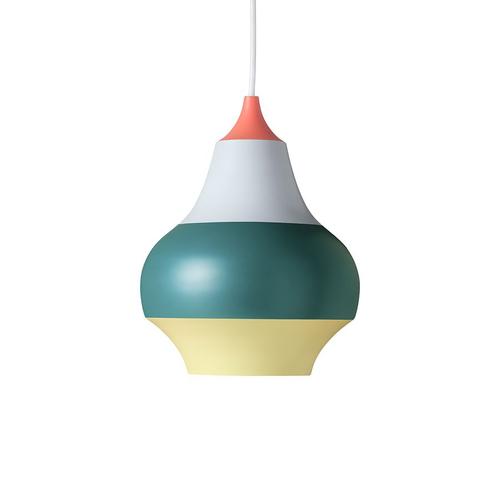 Louis Poulsen Lampe À Suspension Cirque (Ø 15 Cm / Top Rouge - Aluminium)