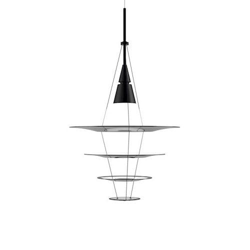 Louis Poulsen Lampe À Suspension Enigma (Ø 425 Mm - Aluminium Verni Noir)