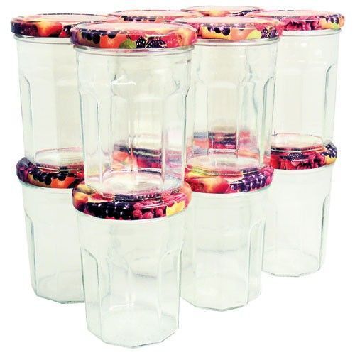 Pack 12 Confituriers 385 Ml - Couvercle Fruit