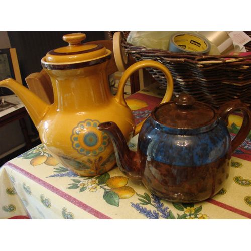 Cafetiere Ancienne Fabriqué En France, 23cmx27cm Theire Boule Émaillé, 12cmx22cm , Pour Avoir Les Deux