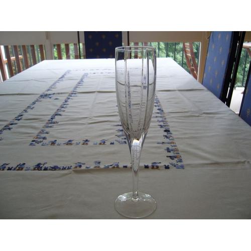 12 Verres À Champagne En Cristal