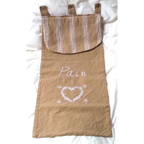 Sac À Pain Brodé Neuf