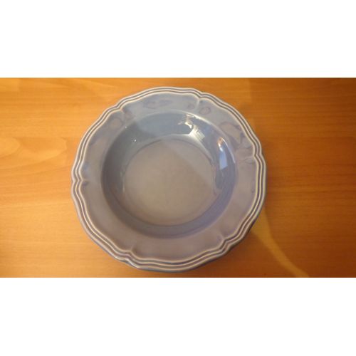 Assiette Creuse Bleue