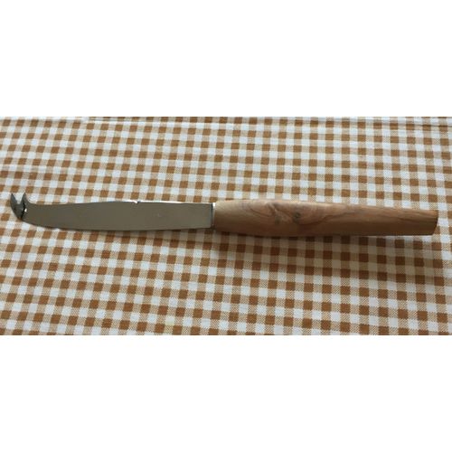 Couteau À Fromage En Inox Et Bois D'olivier
