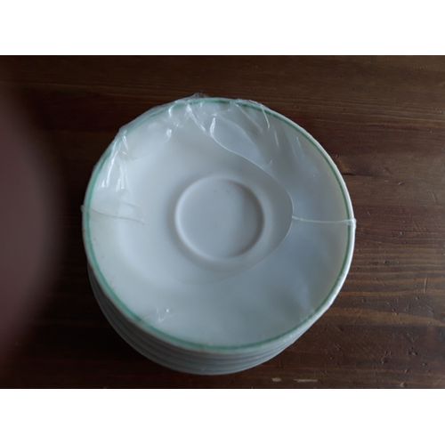 6 Soucoupes Sous Tasses Arcopal