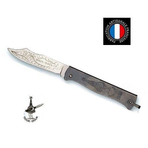 Couteau Pliant Regional Le Douk-Douk - Manche 11 Cm Metal Bronze Avec Beliere
