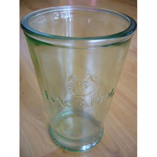 Verre Bacardi - Couleur Verte - Très Bon État -
