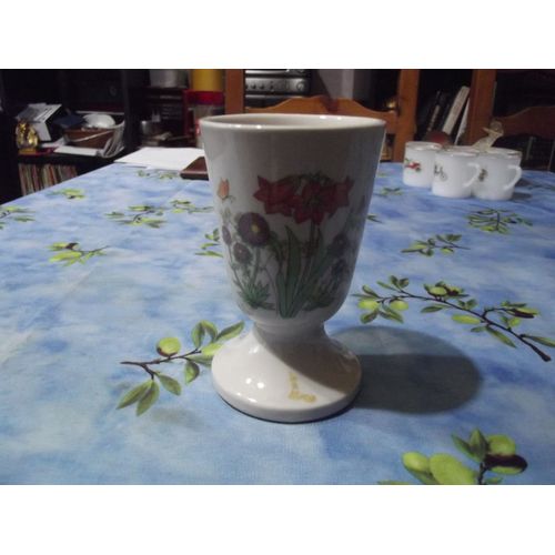 Mug  Décor Fleurs En Grés