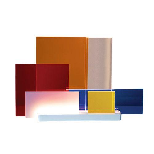Nemo Lampe De Table Onlines (Base Blanche, Diffuseurs Colorés - Aluminium Et Méthacrylate)