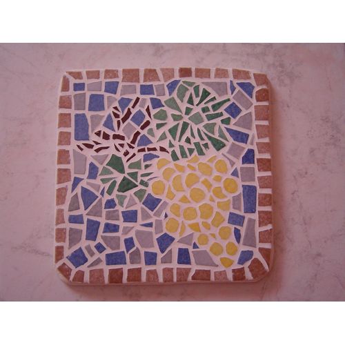 Dessous De Plat Carré En Mosaïques