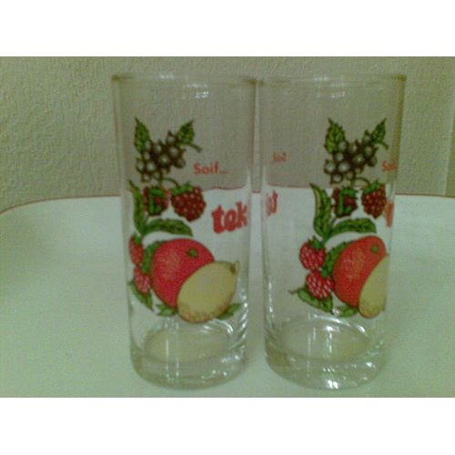 Lot De 2 Verres A Sirop Tek "Lejay-Lagoute" (Bar)