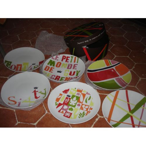 Coffret 6 Assettes Dessert Guy Degrenne