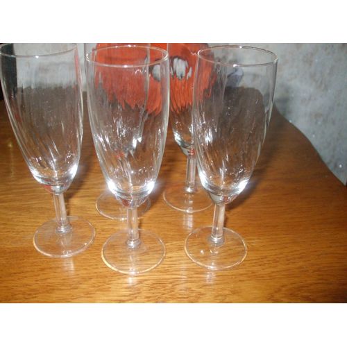 5 Verres À Champagne