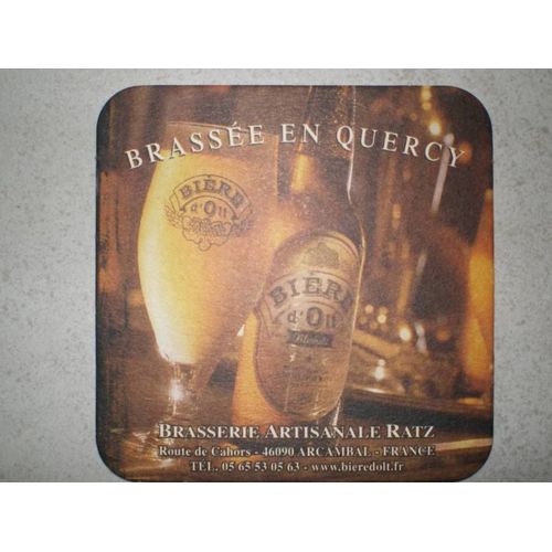 Sous-Bock De Bière D'olt (Brassée En Quercy)