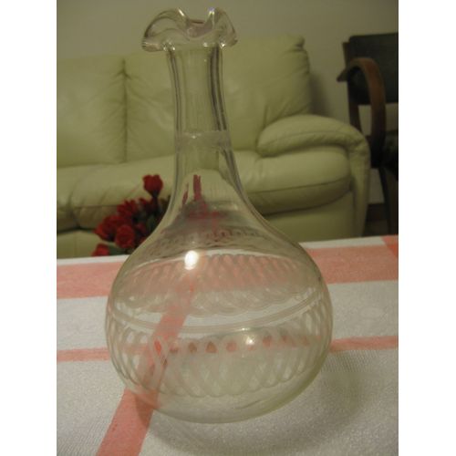 Carafe En Verre Avec Motifs