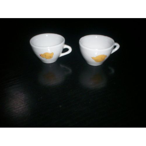 2 Mini Tasses Poussin