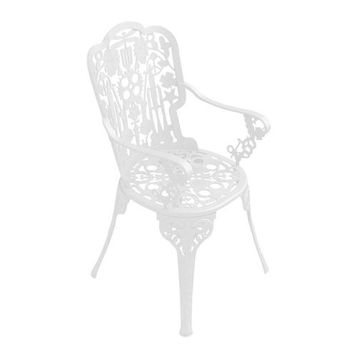 Seletti Fauteuil Industry Garden (Blanc - Aluminium)