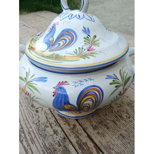 Soupiere En Faience Fait Main