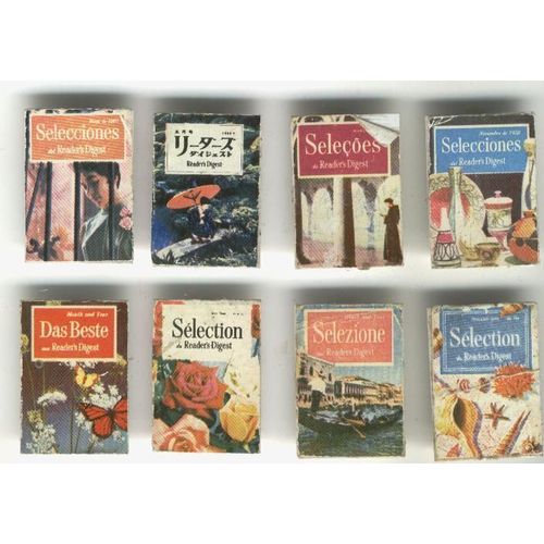 8 Marques Verres "Sélection Du Reader's  Digest"
