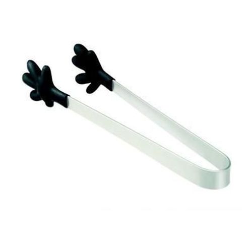 Mini Pince Inox Silicone Noir