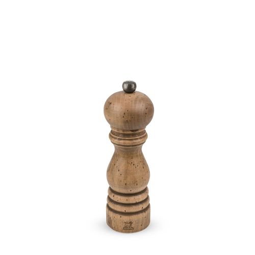 Moulin À Sel Manuel En Bois De Hêtre Finition Antiquaire 18 Cm Paris Antique