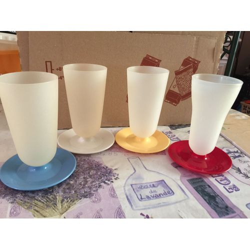 Lot De 4 Flutes Tupperware