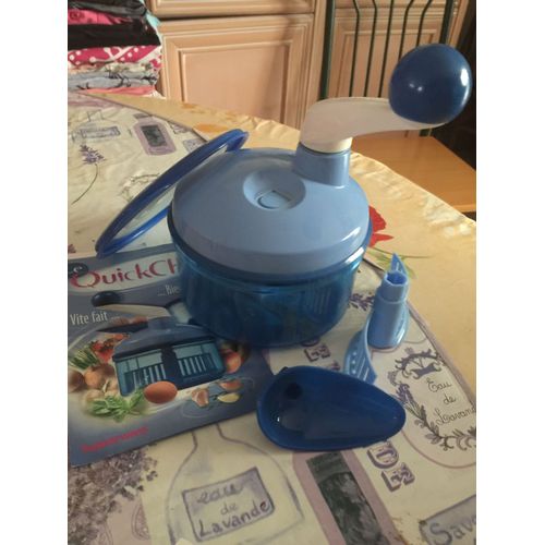 Quick Chef 2 Bleu Tupparware Avec Son Couvercle De Conservation
