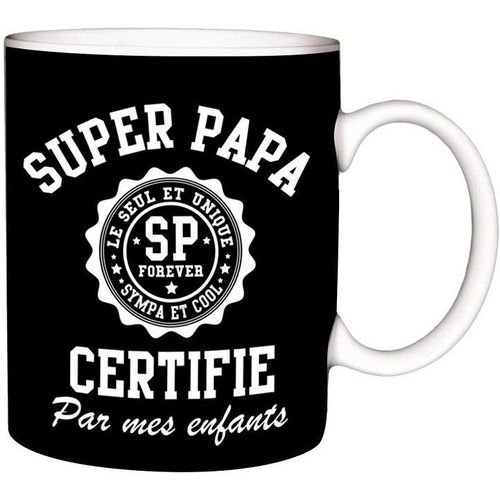 Mug Noir Super Papa