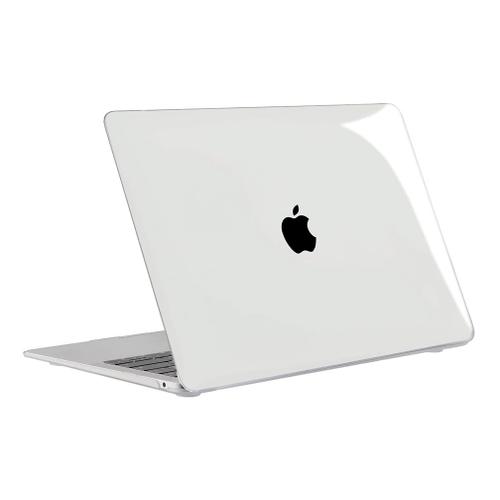 Coque Compatible avec MacBook Air 13 Pouces 2018-2020 - A2337 M1/A2179/A1932 - Étui en Plastique Protection Antichoc Polycarbonate Rigide Transparent