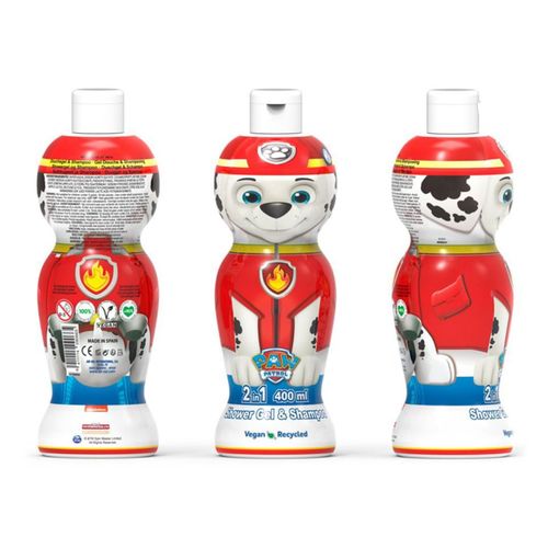 Air Val - 2 En 1 Gel Douche & Shampooing Marshall (Paw Patrol) - 400 Ml 