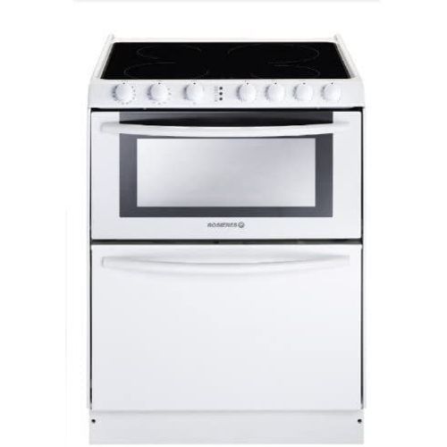 Cuisinière Rosières Triple 10V RB - 4 foyers - 1800 W - Blanc