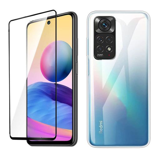 Protection Intégrale 360 Degres Xiaomi Redmi Note 11 4g : Coque Gel De Protection En Tpu Invisible Arrière Transparente Et Protection Écran Full Cover Noir Xiaomi Redmi Note 11 4g - Accessoires Pochette Case