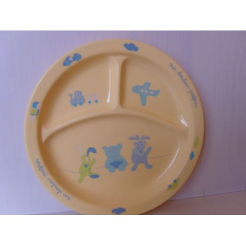 Assiette Bébé À Trois Compartiments
