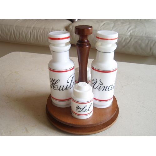 Set Huile/Vinaigre/Sel + Poivre