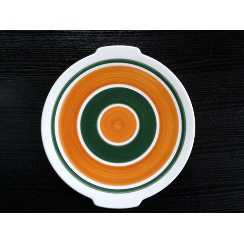 Plat À Gâteau Gien 1971-1984 30 Cm