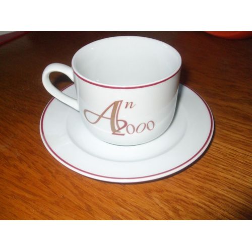 Paire Tasse Porcelaine